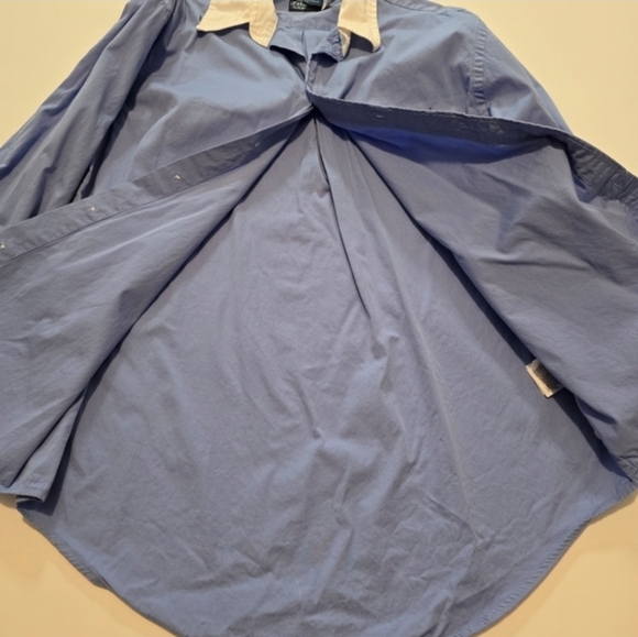 Polo Ralph Lauren Long Sleeve Button Front Shirt Collared Long Sleeve Size 10 - Picture 7 of 13